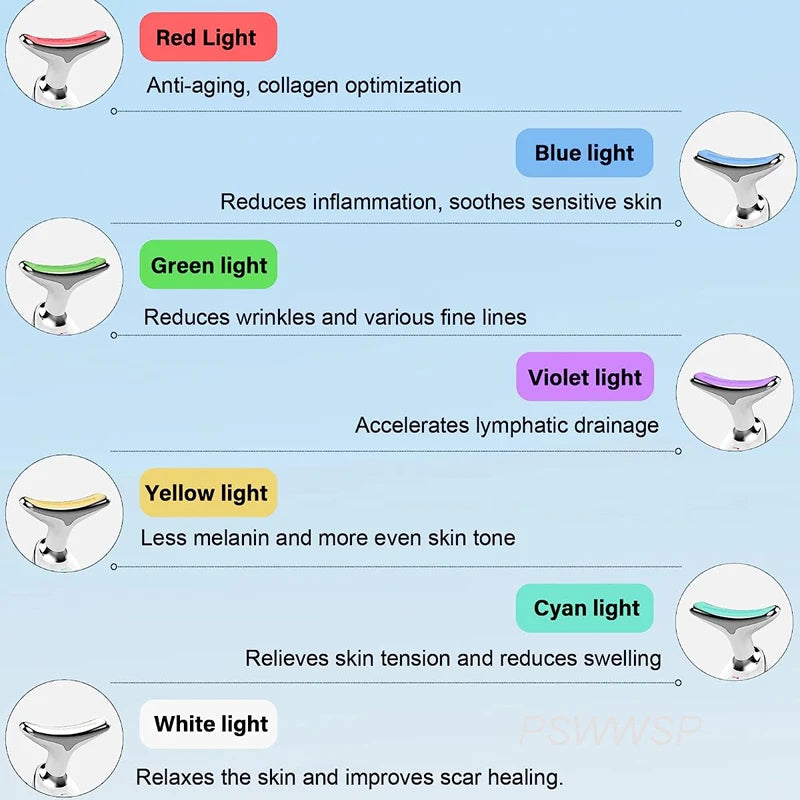 LLE Light Therapy Facial Lifting Massager