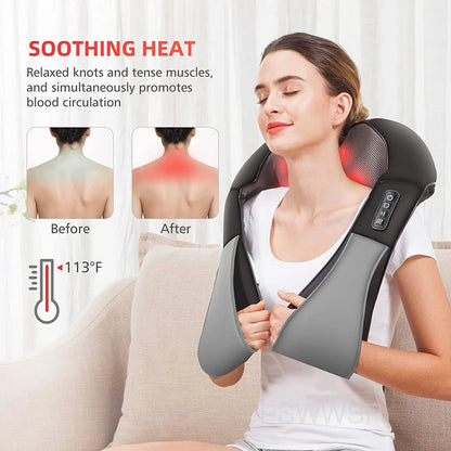 LLE Full-Body Deep Tissue Massager with Relaxing Heat